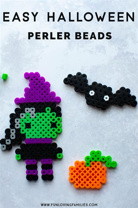 DIY melty beads witch keychains: the perfect party favor